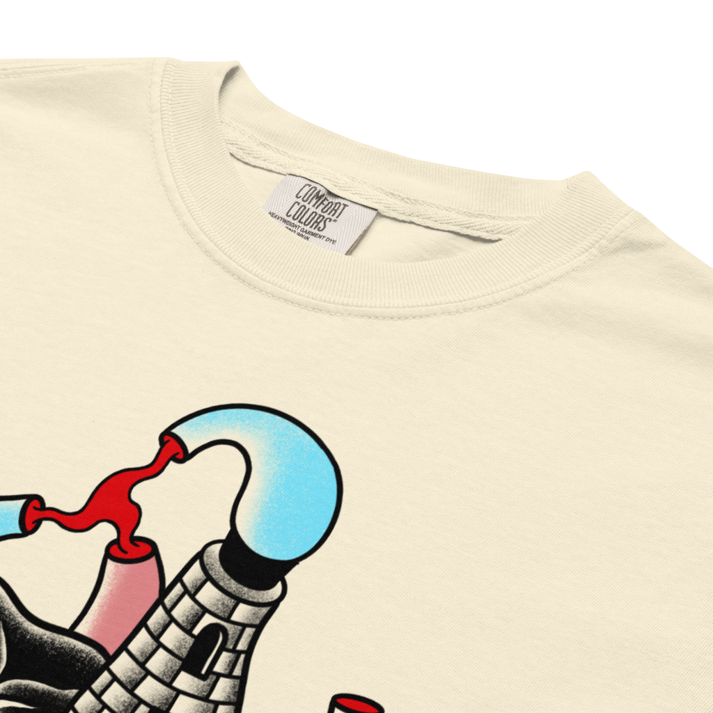 Bold panther loose fit t-shirt- premium heavyweight graphic Tee