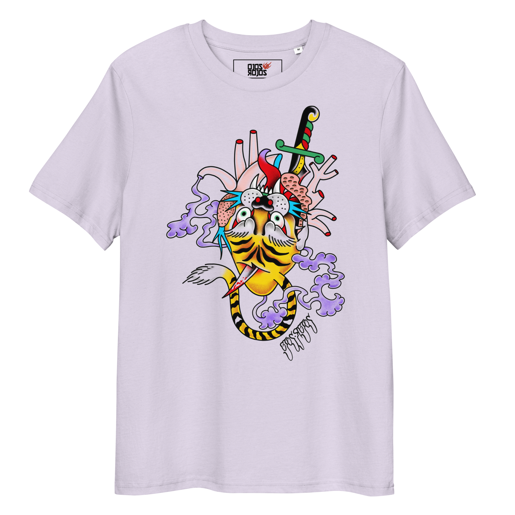 Psychedelic Tiger & Dagger - T-shirt